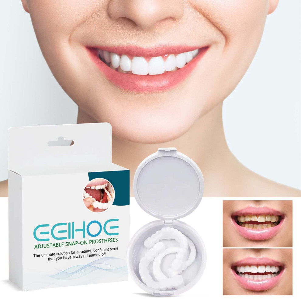 Adjustable Denture Teeth Set Instant Smiling Veneer Denture Whitening Tooth