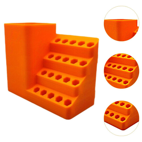 Pegboard Tool Organizer 20Slot Screwdriver Bit Holder Rack for Garage Storage and Easy Installation 2