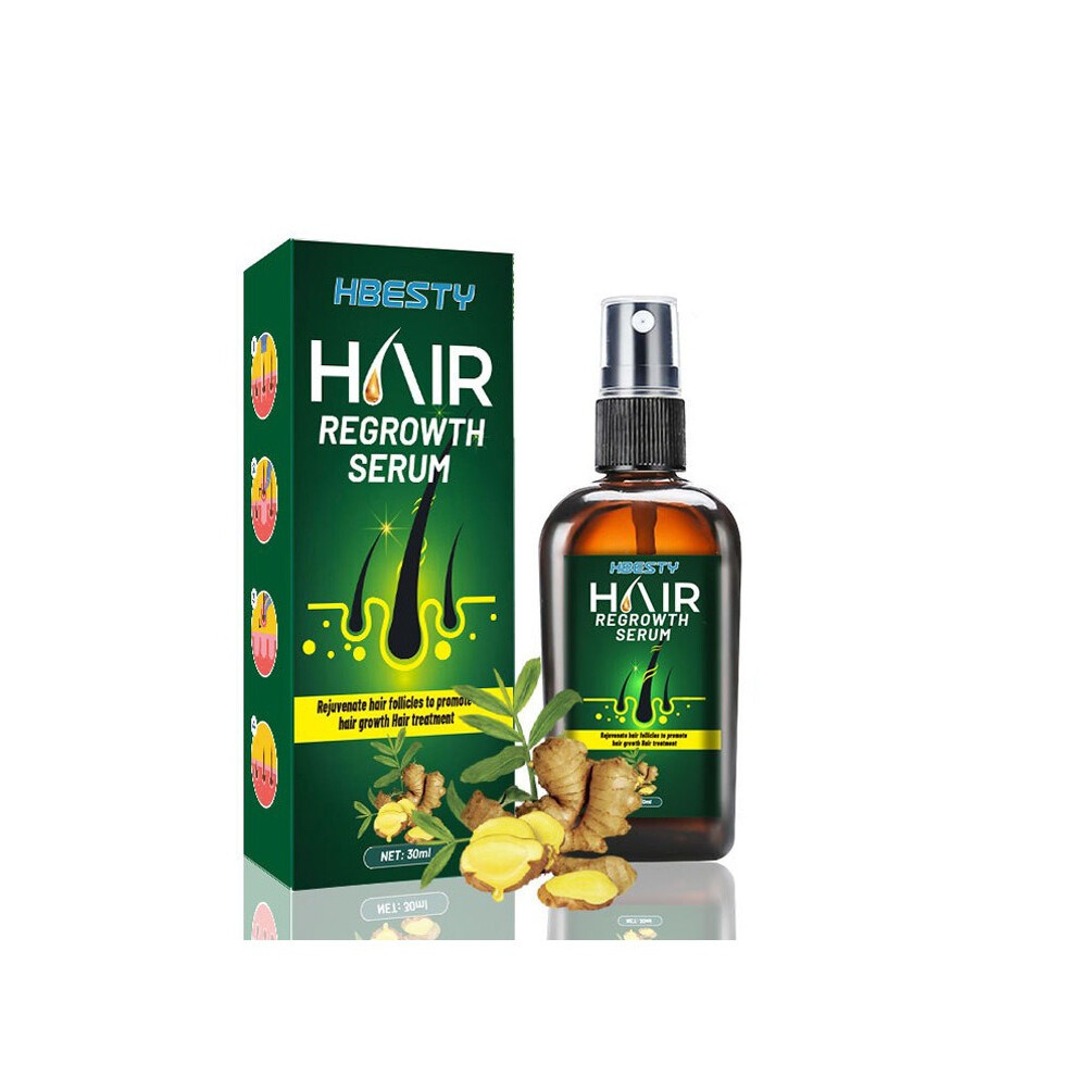 (100ML) Fast Effective Growth Hair Essential Oil Ginger Prevent Hair Loss Mild Hair Care