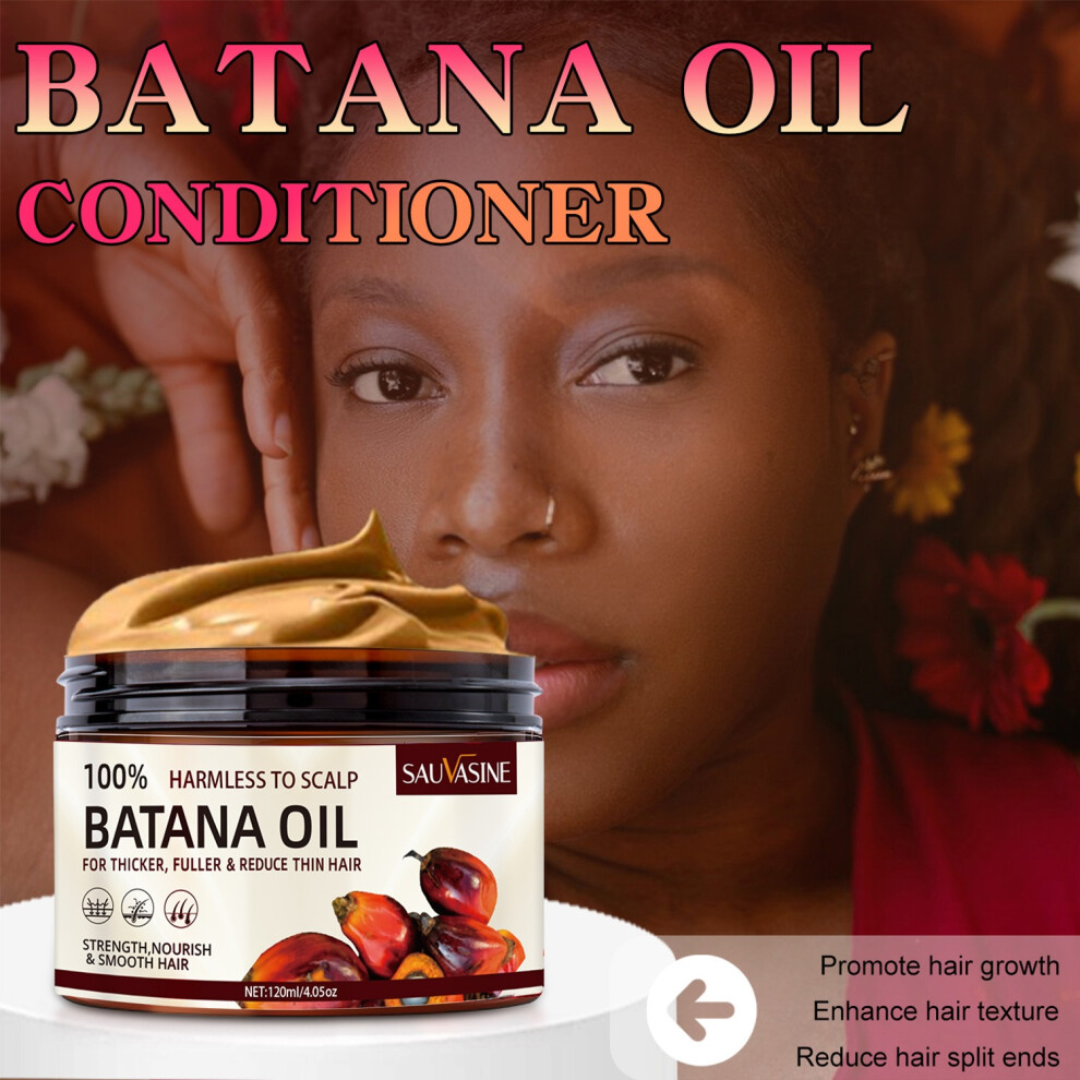 120ml Natural Batana Oil For Hair Growth Healthier Thicker Fuller Anti Hair Loss