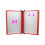 Wall Mount Display System A4 Flip File Holder with 5 LetterSize Pockets, Metal Frame for Quick Document Access 2