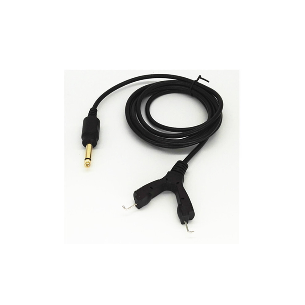 Black Professional Pvc Soft Tattoo Clip Cord L 2M For Tattoo Machines