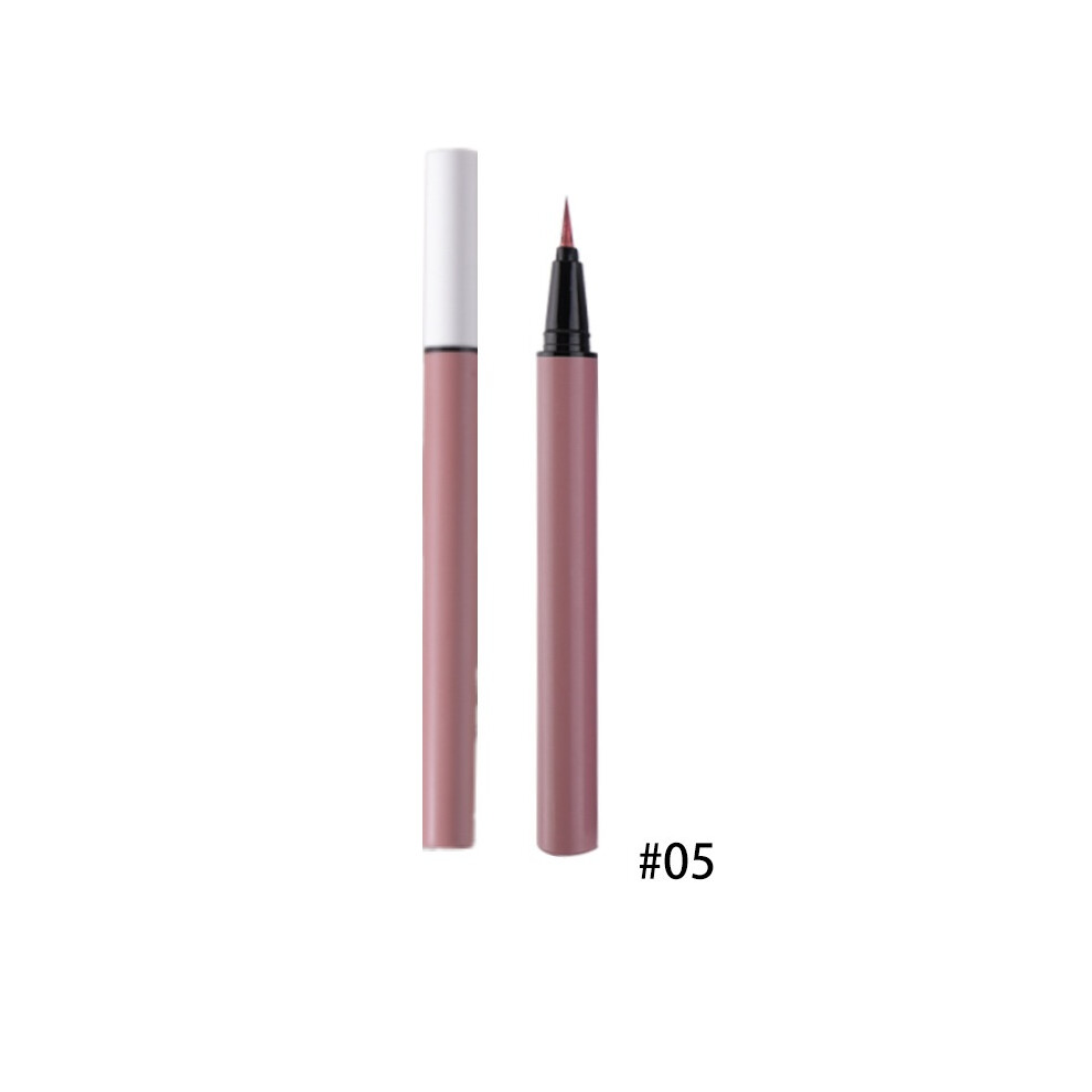 (05#) Glitter Liquid Silkworm Eyelash Pen & Highlighter Pencil - Sparkly Eye Makeup Liner