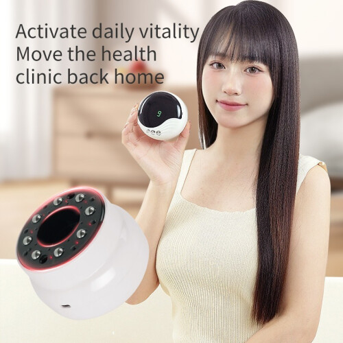 Electronic Scraping Massager Vacuum Cupping Machine Red Light Hot Compress
