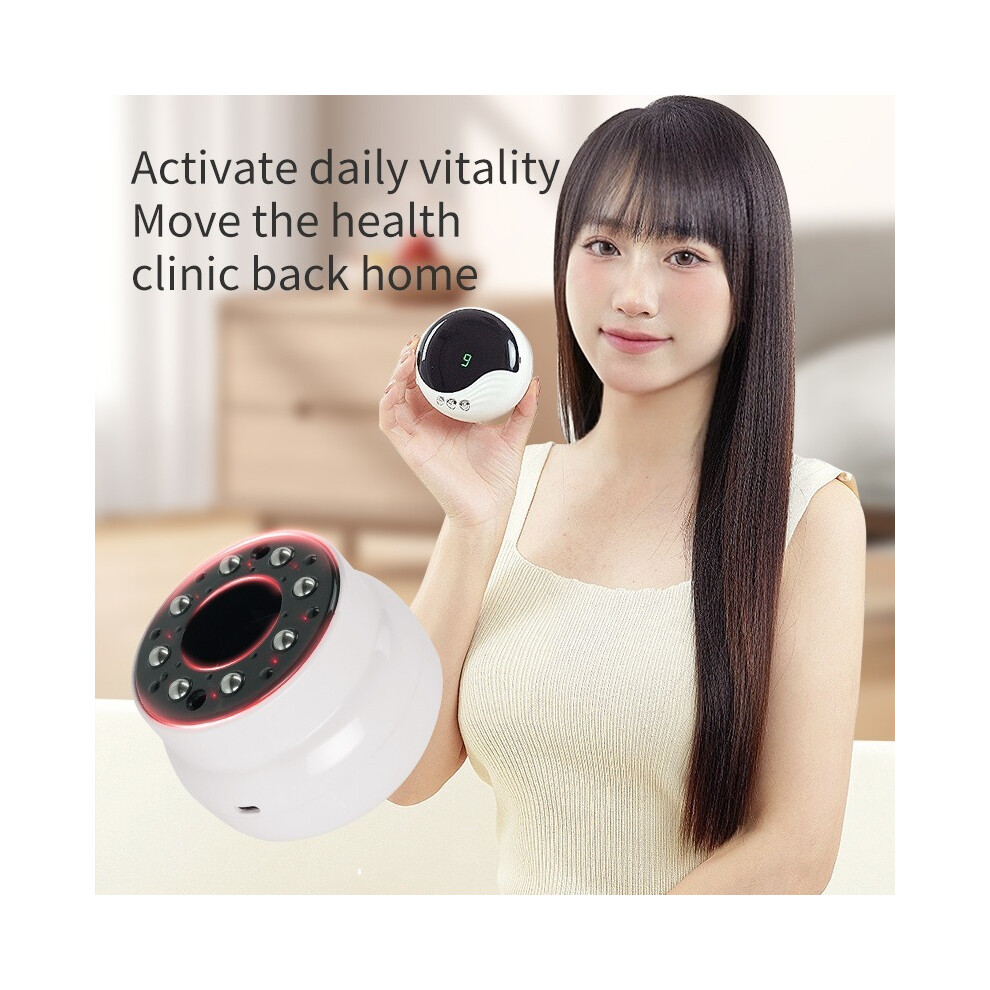 Electronic Scraping Massager Vacuum Cupping Machine Red Light Hot Compress