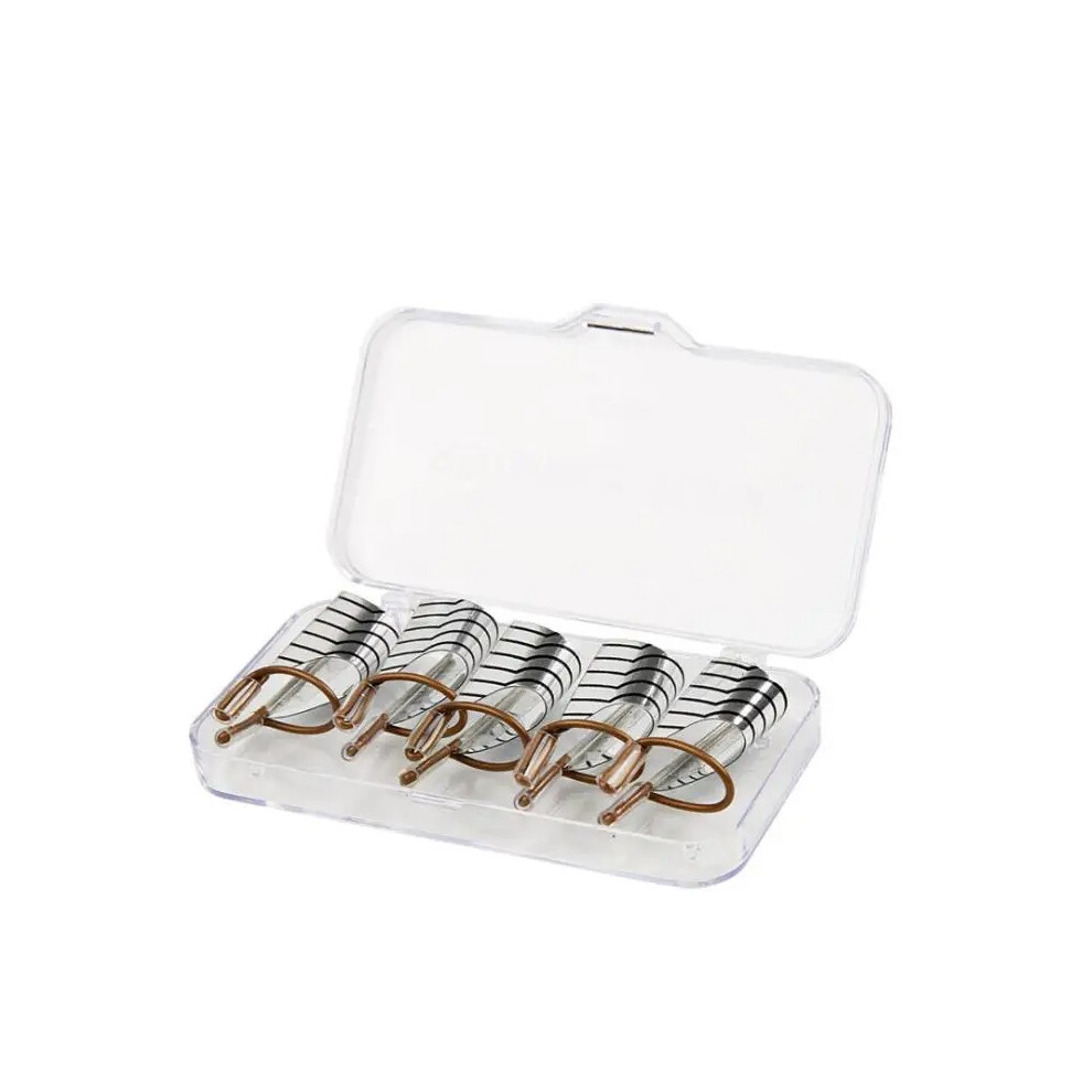 Silver (Silver) 5Pcs Nail Art Extension Guide Reusable Uv Gel Manicure Tips Forms For Professional