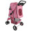 Actiaspet Pet Stroller Pushchair Pram in Pink 5