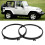 Βάση στήριξης προβολέα για Jeep Wrangler, Δακτύλιος συγκράτησης προβολέα συμβατός με 6