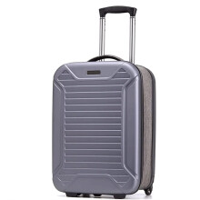 Foldable Carry On Luggage 24 Inch Hard Shell Suitcase with Wheels and Secure Combination Lock Black