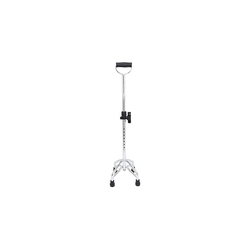 FourLegged Adjustable Walking Cane for Seniors with Ergonomic Handle and Aluminum Frame