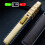 Windproof Refillable Butane Jet Torch Lighter, Adjustable Blue Flame Heavy Duty Gold 5