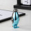 Blue Metal Butane Torch Lighter, Adjustable Jet Flame Windproof Refillable for BBQ Kitchen (T2) 4