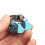 Blue Metal Butane Torch Lighter, Adjustable Jet Flame Windproof Refillable for BBQ Kitchen (T2) 5