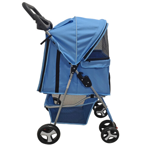 Actiaspet Blue Pet Stroller Folding Pushchair 2