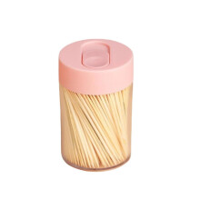 Bamboo Toothpicks Double Head Natural Wood 10 Boxes for Teeth Cleaning with Smooth Splinter Design