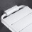 Height Adjustable Folding Shower Stool with Legs, Waterproof RustResistant Bath Seat for Elderly 3