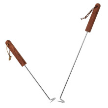 2pcs Stainless Steel Meat Hooks for Butchering and BBQ, Heavy Duty Design for Secure Meat Handling