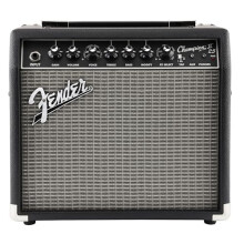 Fender Champion II 25, Combo Guitar Amp, 25W, Suitable For Electric Guitar, More Power, Upgraded Effects and Amp Models, Black/Silver