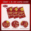 Graduation Table Cover Red Gold 54" x 108" 3 Pack 4