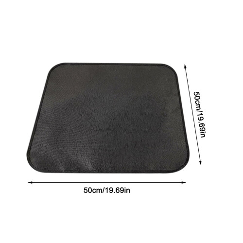 Fireproof Fireplace Mat Fiberglass Hearth Rug 2