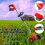 Cordless Weed Trimmer 24V Rechargeable Grass Edger with Telescopic Handle Red Compact US Plug 2