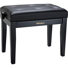 ROLAND Rpb-300Bk Piano Bench with Vinyl Seat, Satin Black