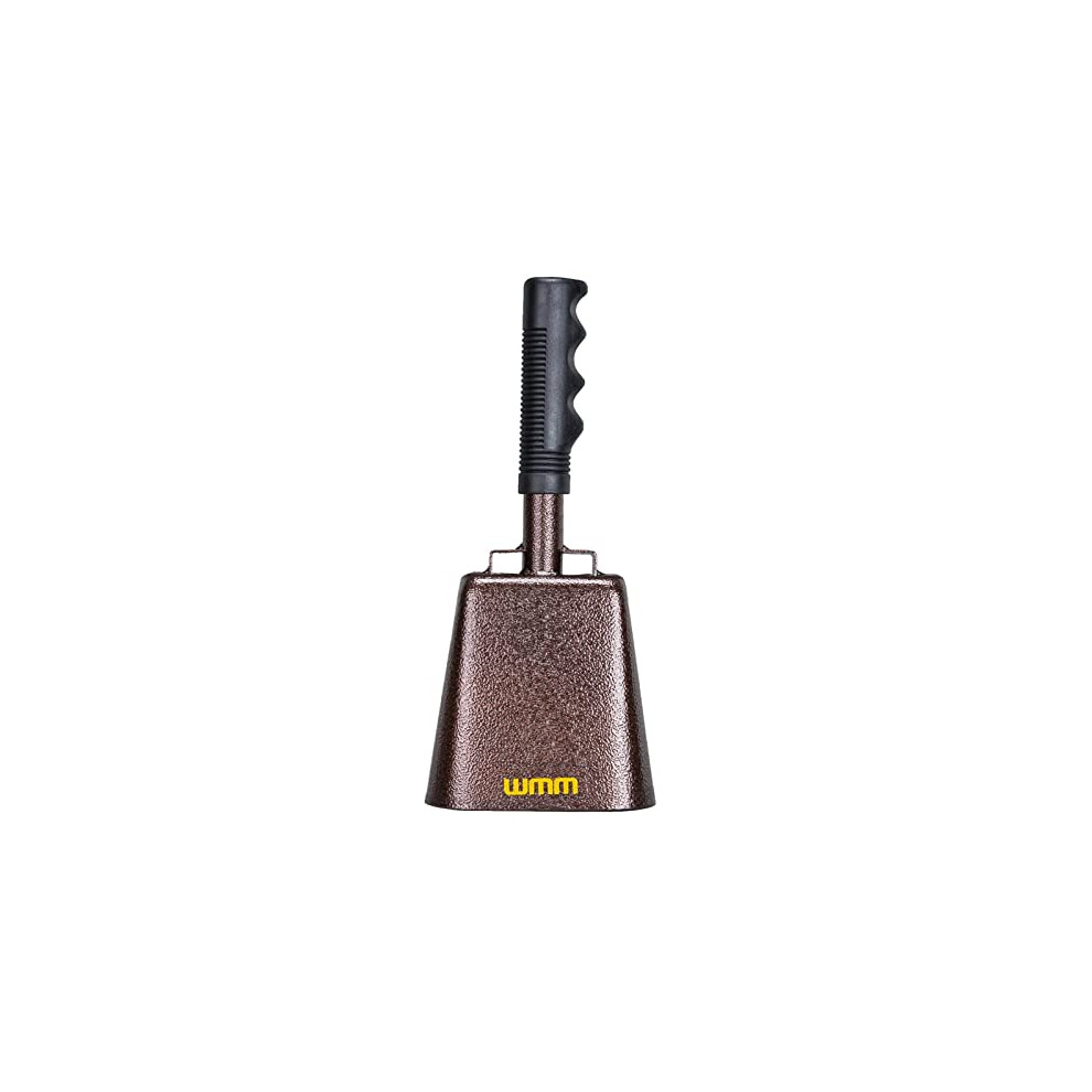 10 Inch Steel Cowbell With Handle Cheering Bell For Sports Events Large Solid School Bells & Chimes Percussion Musical Instruments Call Bell Alarm(Co 61948754