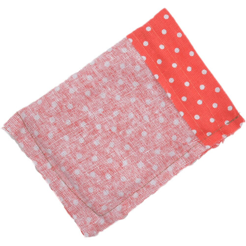 Polka Dot Drawstring Gift Bags Cotton Linen 20pcs 1
