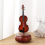 Retro violin spilledåse med urværksmekanisme 3