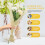 Presentpapper med gyllene blommor, 70x49,5 cm, 20 ark 3