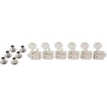 Fender "CLASSICGEAR TUNING MACHINES" Machine Heads for Electric Guitar | 6 Left | 18:1 Ratio | Finish: Chrome