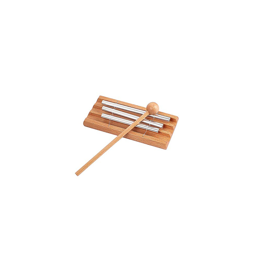 Alnicov Energy Chime Three Tone Meditation Classroom Bell With Mallet For Prayer Yoga Or Teachers' Classroom Management