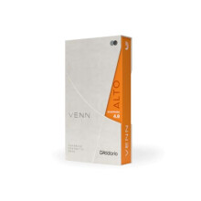 D'Addario VENN G2 Synthetic Alto Saxophone Reeds - Alto Sax Reeds with Advanced Synthetic Reed Construction of Polymer Fibers, Resin, Natural Cane -