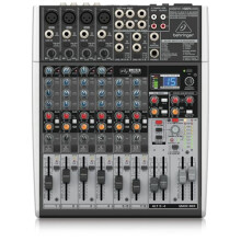 Behringer XENYX X1204USB Premium 12-Input 2/2-Bus Mixer with XENYX Mic Preamps and Compressors, British EQ, 24-Bit Multi-FX Processor and USB/Audio I