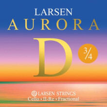 LARSEN STRINGS Cello strings Aurora D 3/4 Medium
