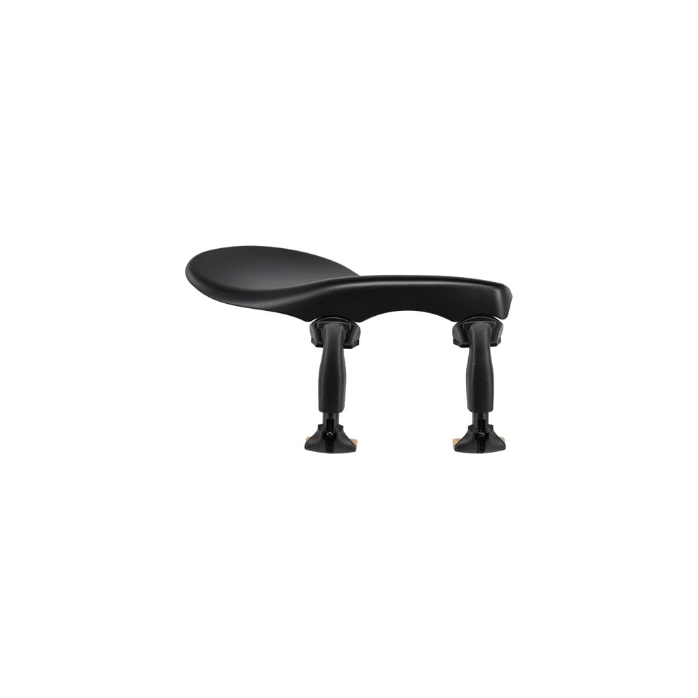 Wittner Chinrest Zuerich, Side-Mounted Chinrest Violin 4/4-3/4, High-Tech Plastic, Height Adjustable, Tilt Adjustable, Without Screwdriver, Black, Ma