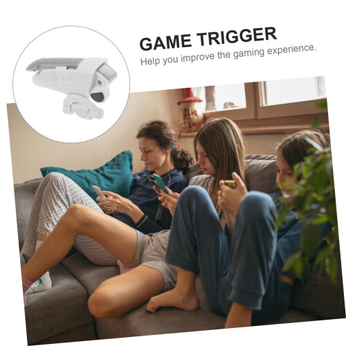 1 Pair Mobile Game Controller with Fast Trigger Response Ergonomic Grip for Smartphone Gaming 2