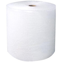Globe Packaging 500mm x 100m Large Bubble Wrap Roll with Small Air Bubbles - Cushioning & Protection Packaging for Moving House, Ecommerce and Storag