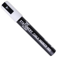 STATIONERY ISLAND Liquid Chalk Pens White Markers for blackboard Erasable Chalk Marker Pens Wipeable for Chalkboard, Window, Glass, Signs and mirror