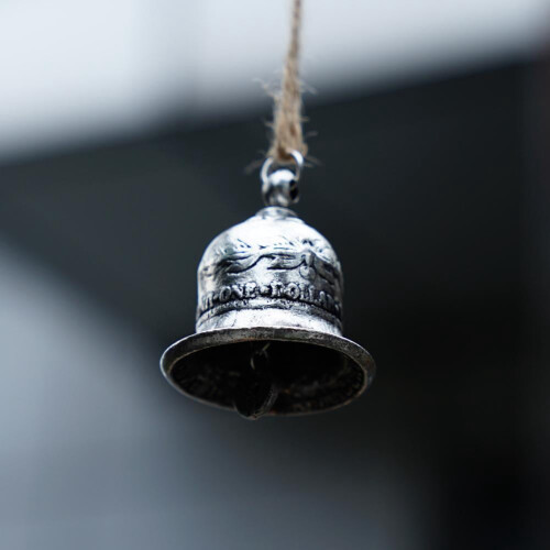 Morgan Silver Dollar Bell Coin Ornament 1