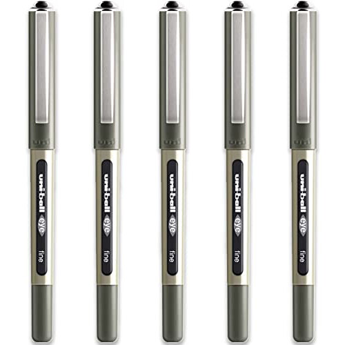 Uni-Ball Uni-Ball Eye Fine Rollerball Pens, black