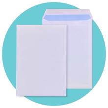 Triplast 50 x C5 White Self Seal Security Envelopes (Size: 229x164mm) | Fully Opaque, Self Sealing & Printer Safe Mailing Paper Envelopes | Ideal for