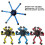 Transformable Fidget Spinner Toy Yellow, Dual Play Modes with Quick Transform Mechanism and Smooth Spin 3