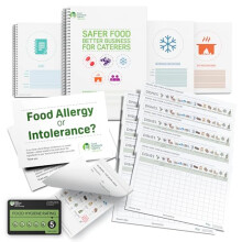 Safer Food Better Business 2026 with Food Safety Book, 13 Month Diary, 2 x Allergen Posters and Content Sheets & More for Caterers Restaurants Takeaw