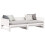 vidaXL Pull-out Day Bed White 203.5 x 184 x 56.5 cm Solid Pine Wood 2