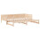vidaXL Pull-out Day Bed Brown 203.5 x 184 x 56.5 cm Solid Pine Wood 5