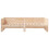 vidaXL Pull-out Day Bed Brown 203.5 x 184 x 56.5 cm Solid Pine Wood 6