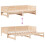 vidaXL Pull-out Day Bed Brown 203.5 x 184 x 56.5 cm Solid Pine Wood 11