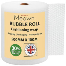Meown Bubble Wrap 500mmx100m - Premium Quality Bubble Wrap Roll - Packaging Material for Shipping and Storage, Protect Your Goods with Ease