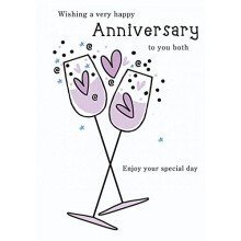 Piccadilly Greetings Modern Annivesary Card Your Annivesary - 7 x 5 inches